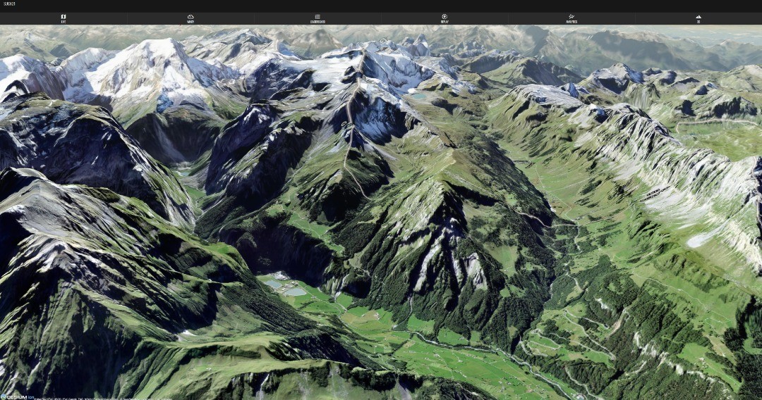 I love tracking events in Switzerland, they have SUCH high resolution satellite imagery. It looks stunning in our live 3D view!.....#such21 #suchbiker...