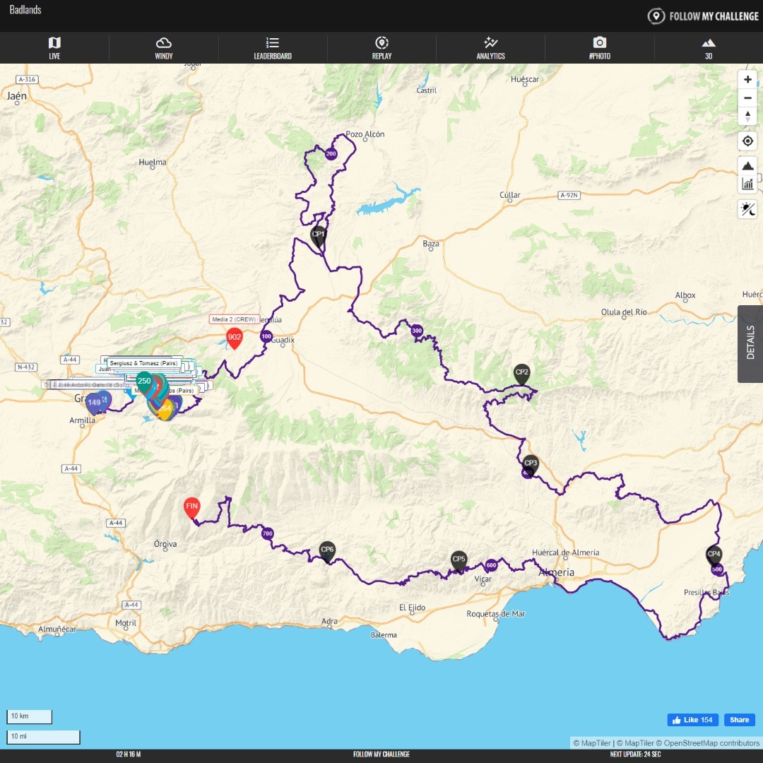 LIVE: Badlands 2021 ! The second edition of Badlands has started. A strong line-up of riders departed from Granada to tackle the 725 km gravel route w...